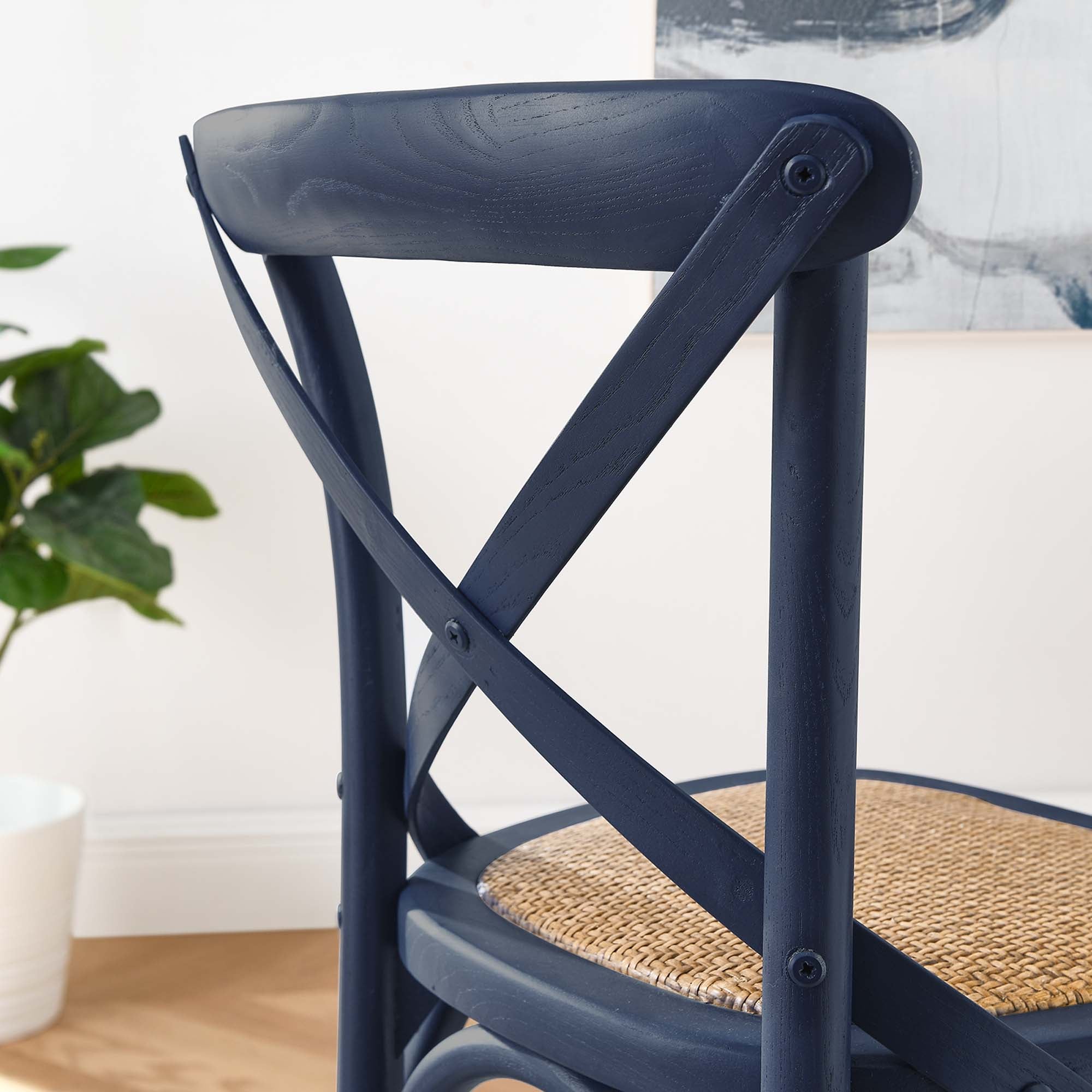 Gear Counter Stool - Midnight Blue (EEI-5667-MID)