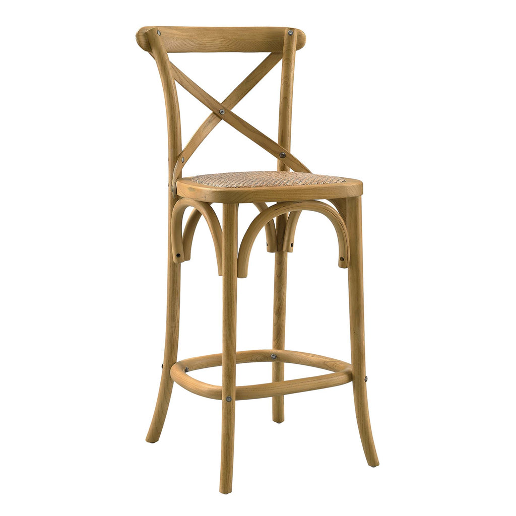 Gear Counter Stool - Natural (EEI-5667-NAT)