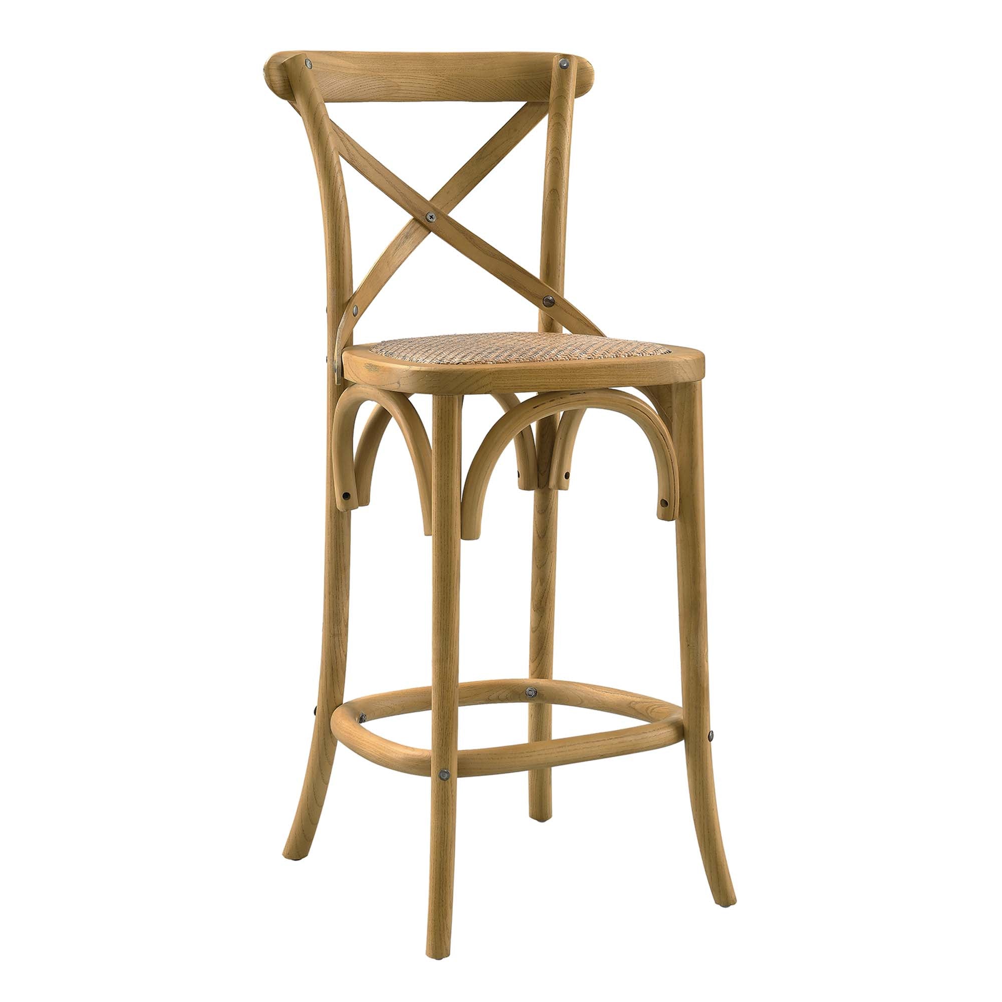 Gear Counter Stool - Natural (EEI-5667-NAT)