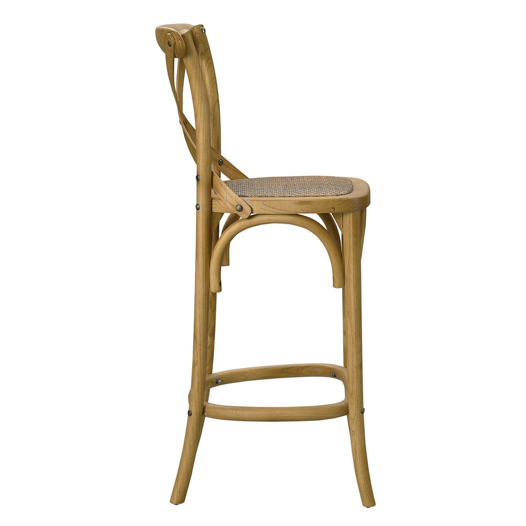Gear Counter Stool - Natural (EEI-5667-NAT)