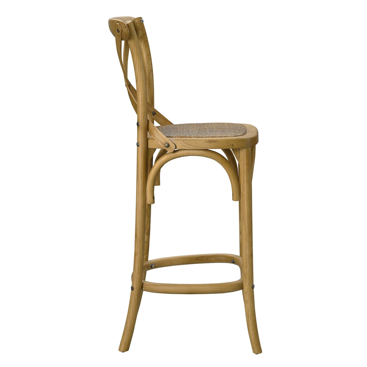 Gear Counter Stool - Natural (EEI-5667-NAT)
