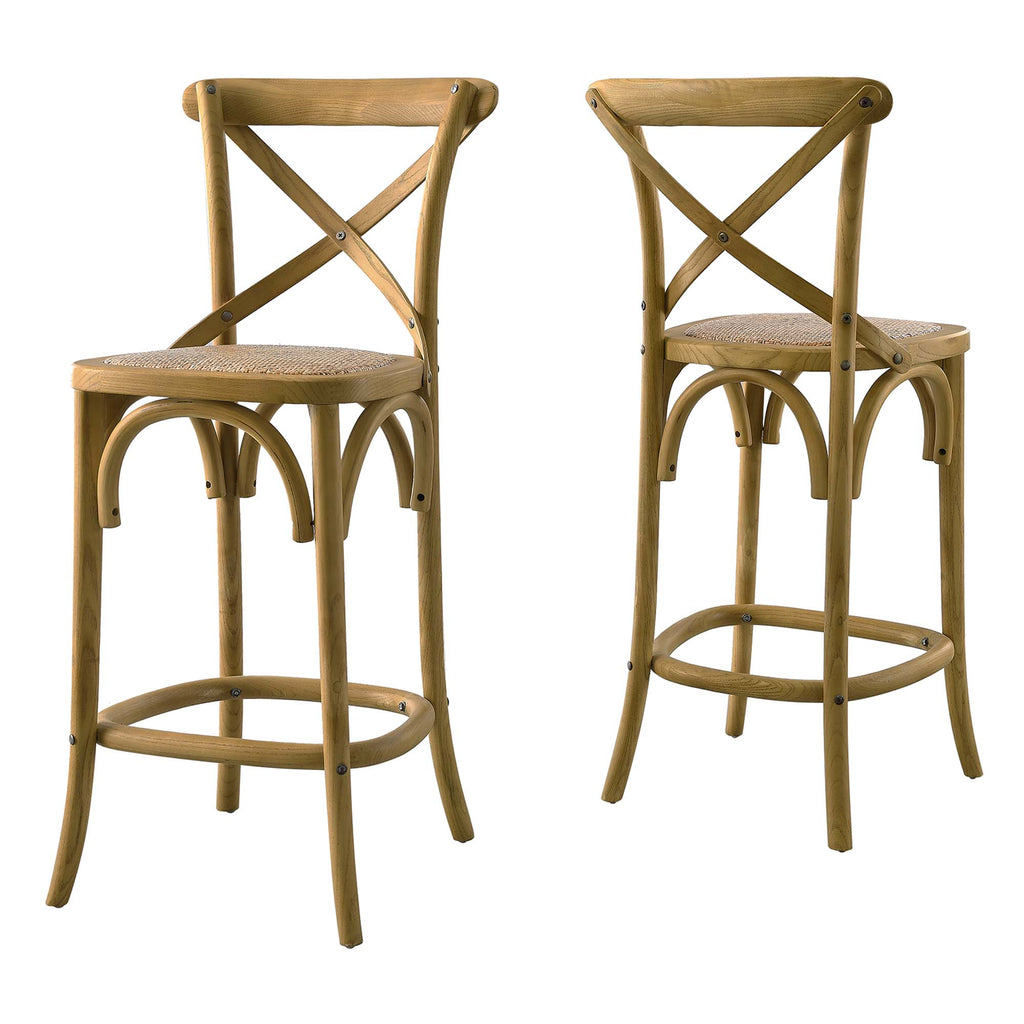 Gear Counter Stool - Natural (EEI-5667-NAT)