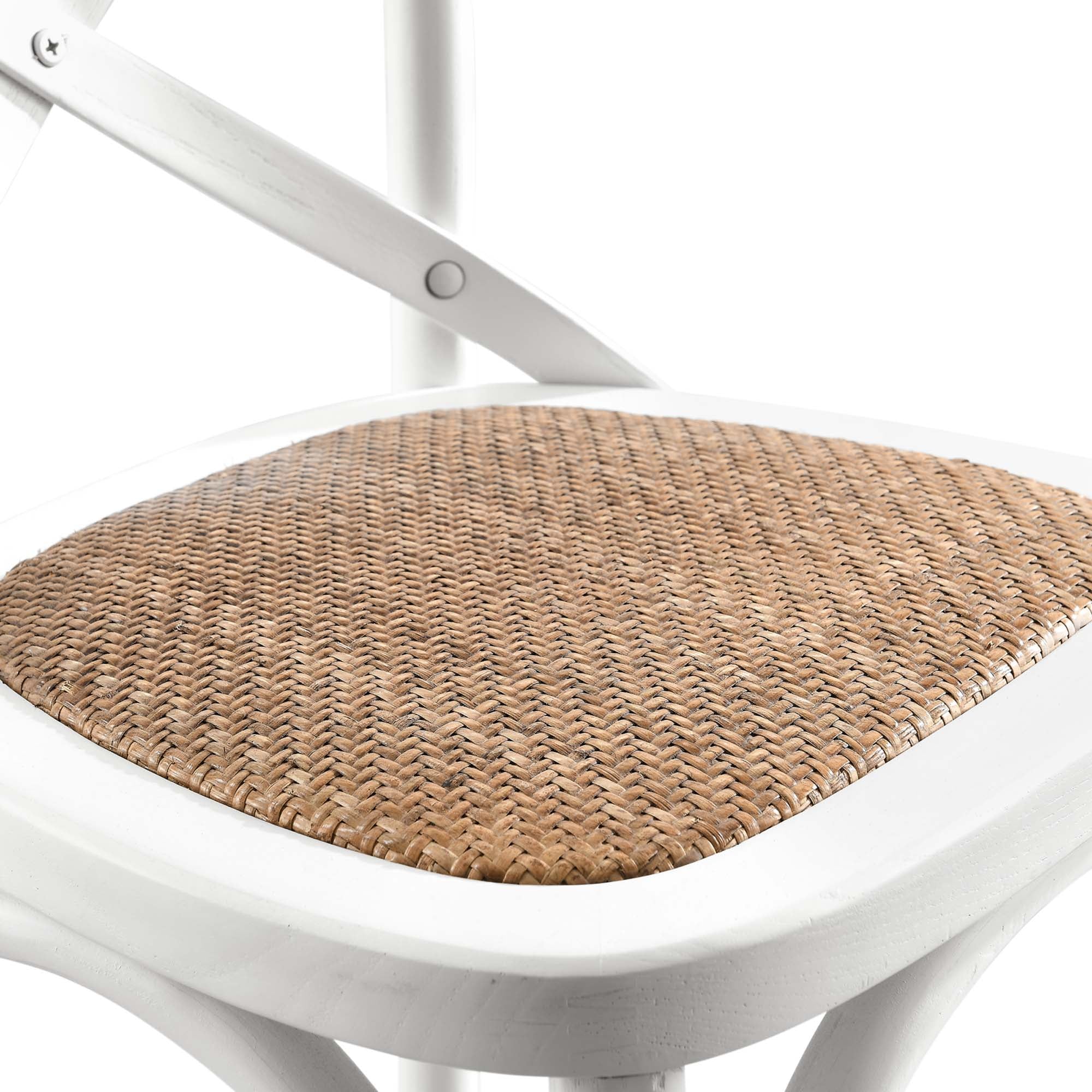 Gear Counter Stool - White (EEI-5667-WHI)