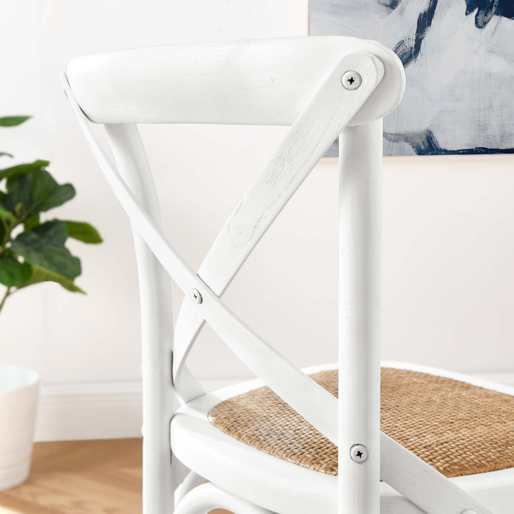 Gear Counter Stool - White (EEI-5667-WHI)