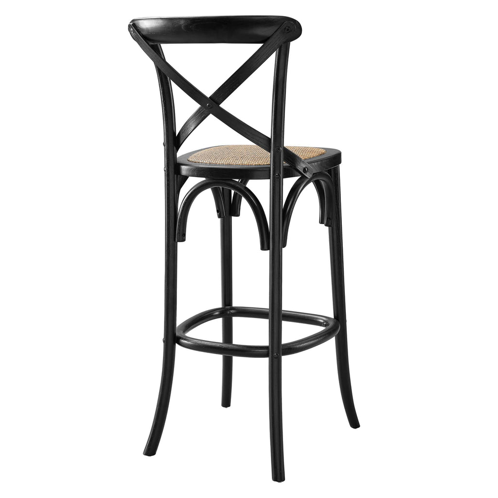 Gear Bar Stool - Black (EEI-5668-BLK)