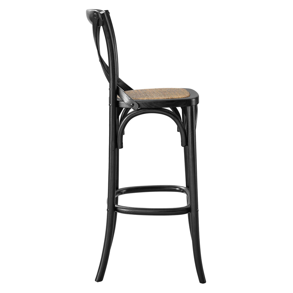Gear Bar Stool - Black (EEI-5668-BLK)