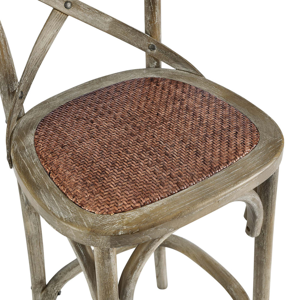 Gear Bar Stool - Gray (EEI-5668-GRY)