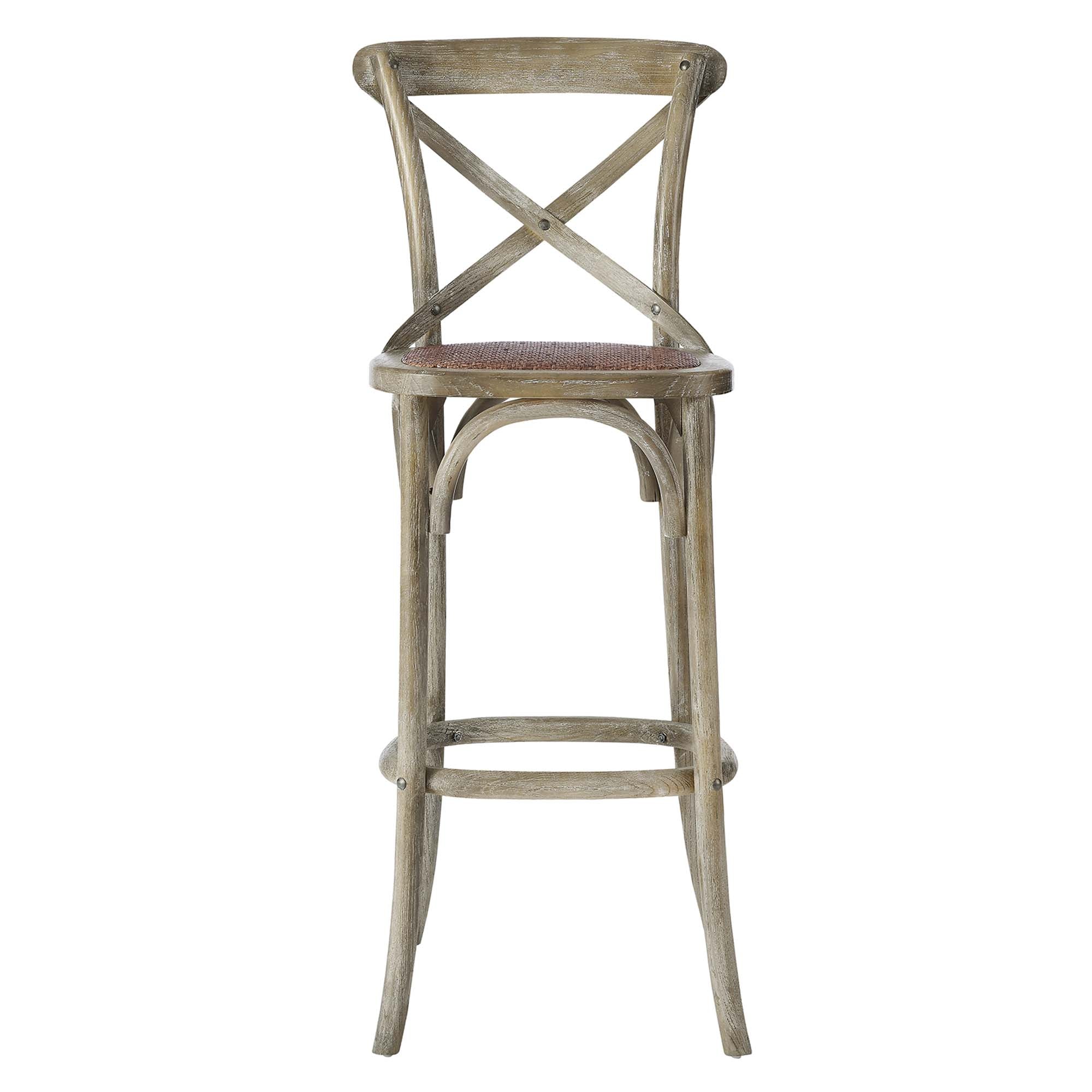 Gear Bar Stool - Gray (EEI-5668-GRY)