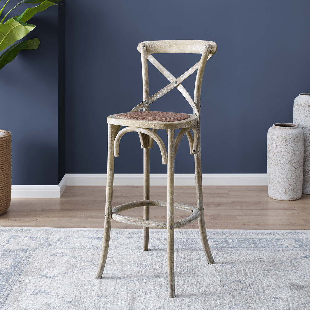 Gear Bar Stool - Gray (EEI-5668-GRY)