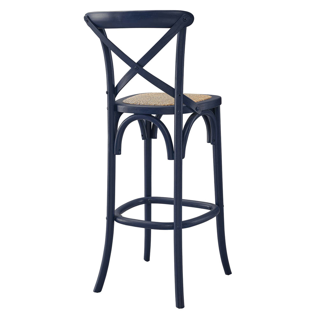Gear Bar Stool - Midnight Blue (EEI-5668-MID)