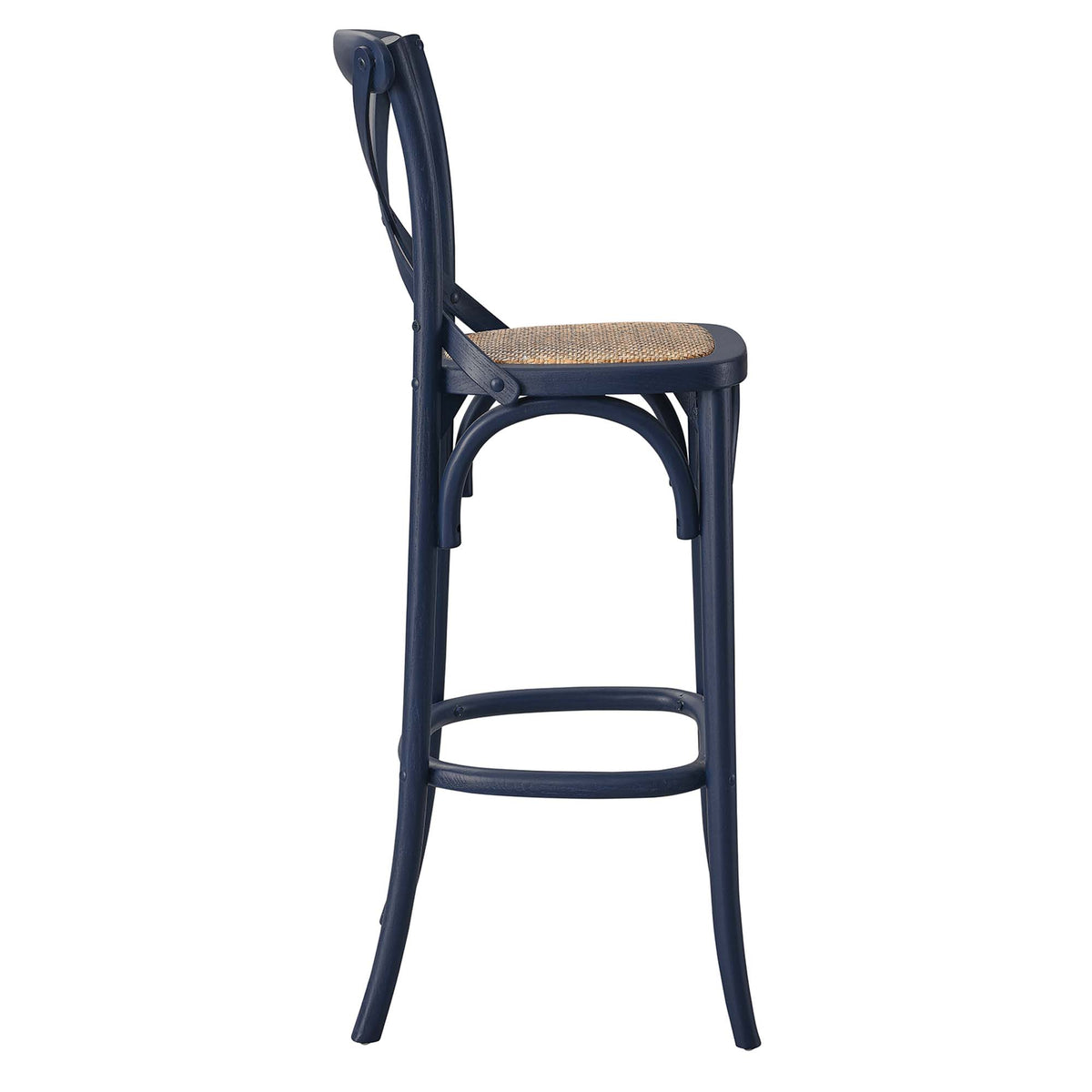Gear Bar Stool - Midnight Blue (EEI-5668-MID)