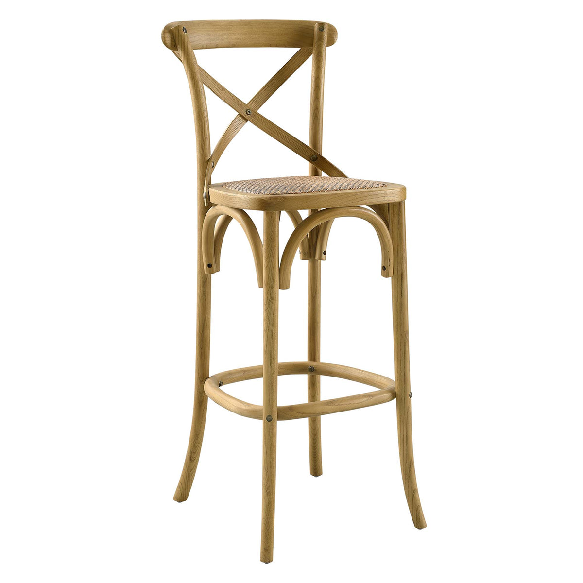 Gear Bar Stool - Natural (EEI-5668-NAT)