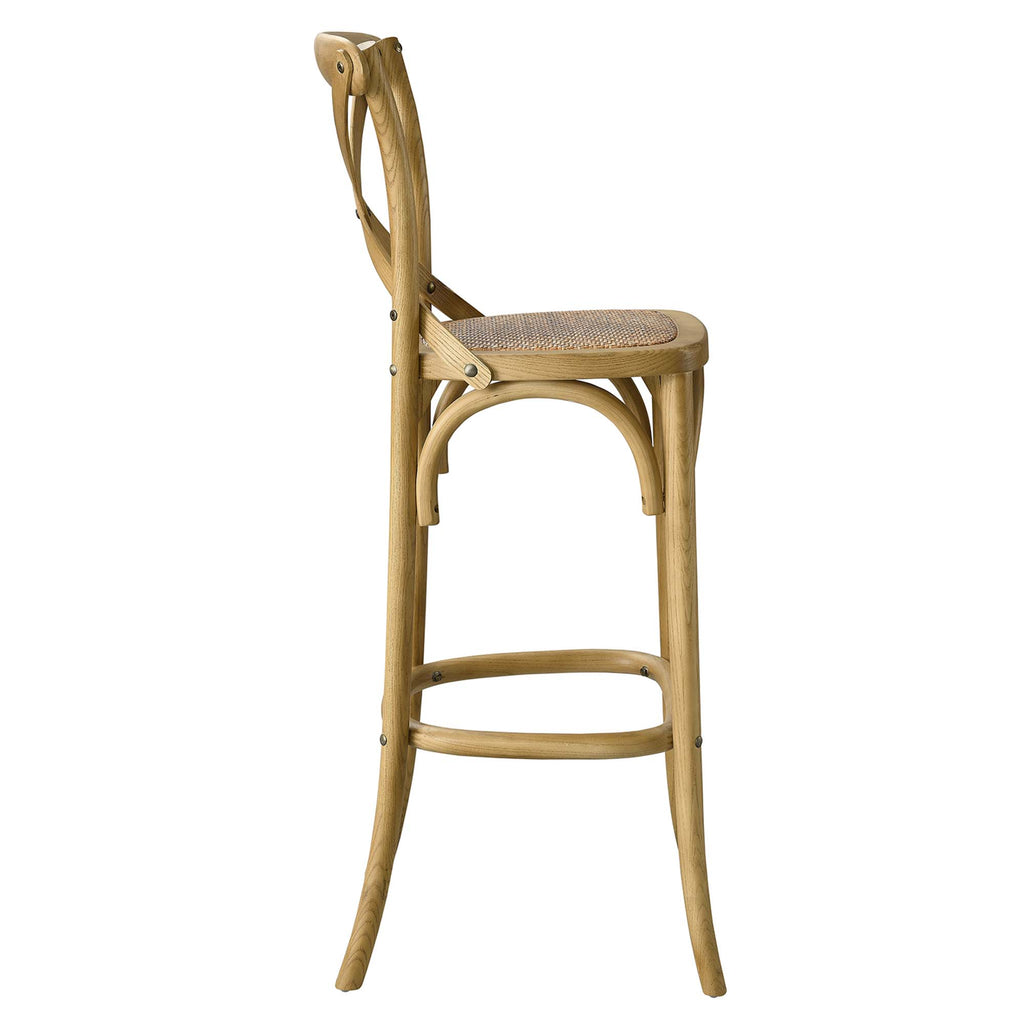 Gear Bar Stool - Natural (EEI-5668-NAT)