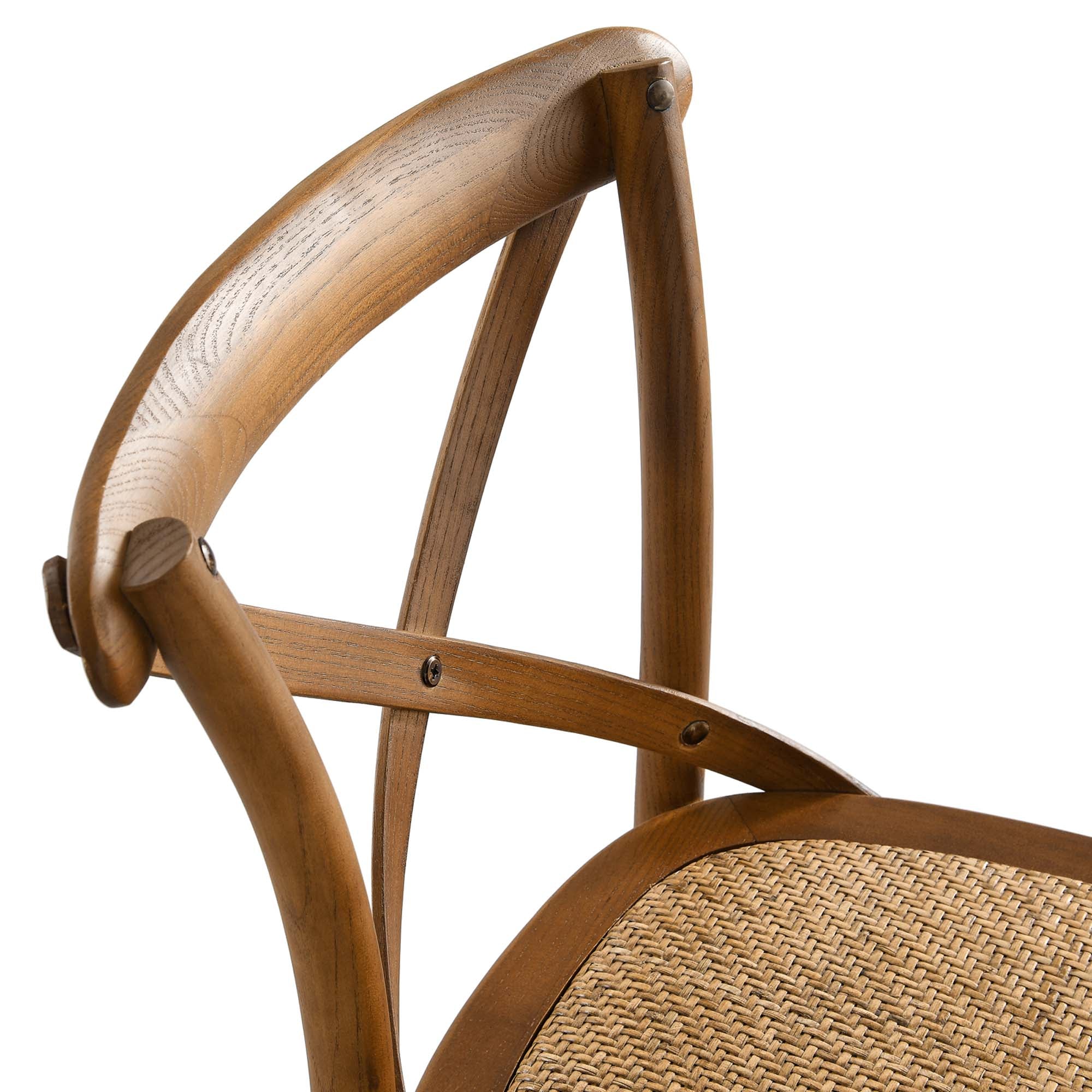 Gear Bar Stool - Walnut (EEI-5668-WAL)