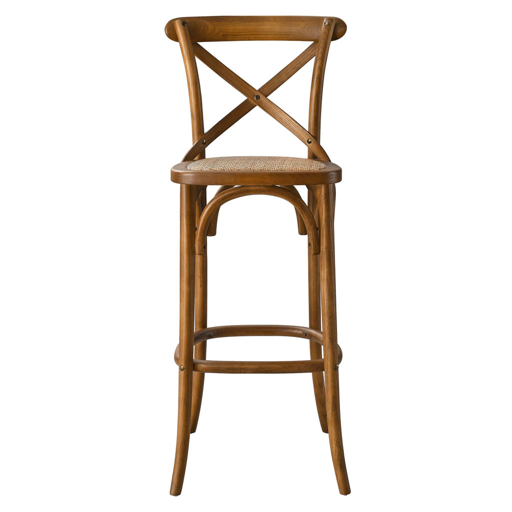 Gear Bar Stool - Walnut (EEI-5668-WAL)