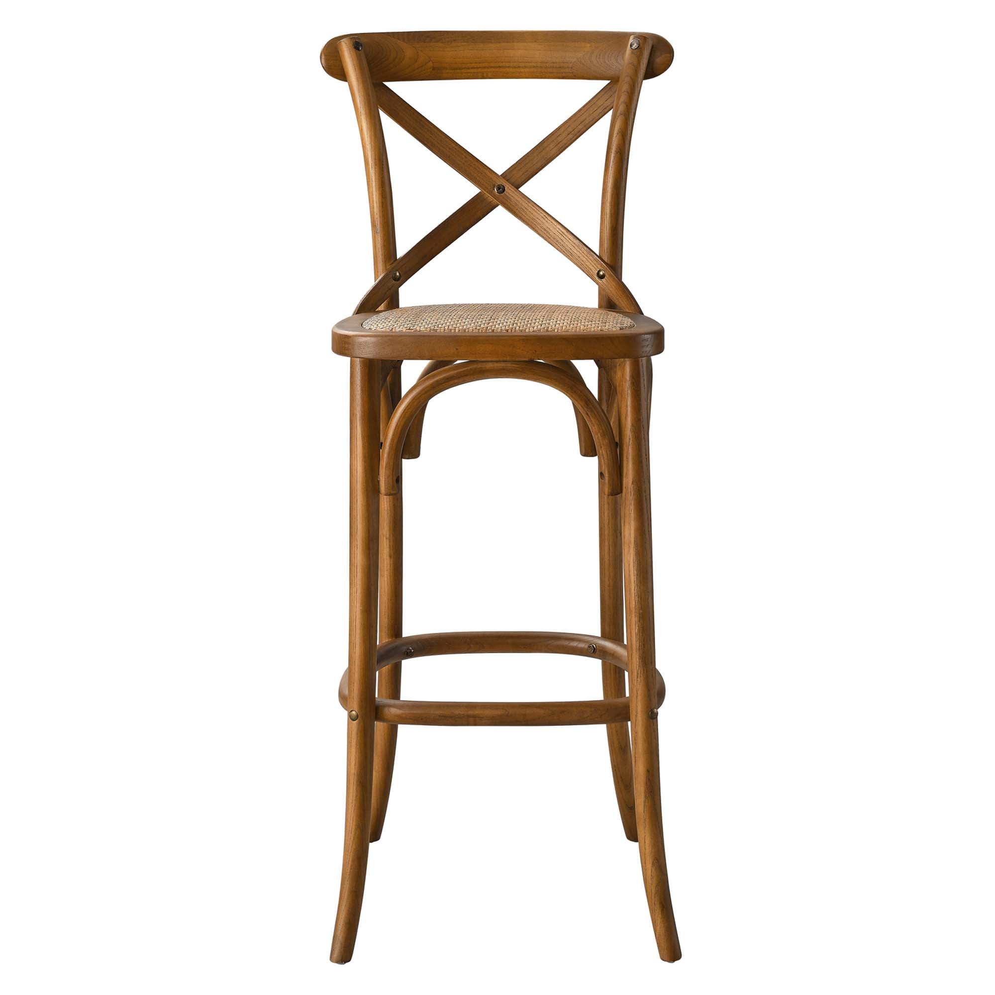 Gear Bar Stool - Walnut (EEI-5668-WAL)