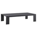 Tahoe Outdoor Patio Powder-Coated Aluminum Coffee Table - Gray
