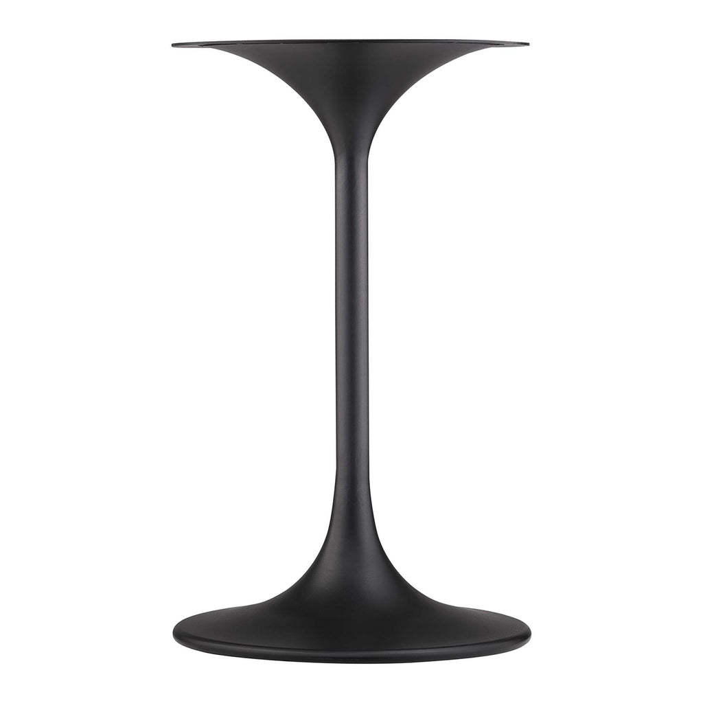 Lippa 20" Round Faux Marble Side Table - Black Black