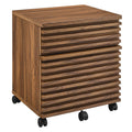 Render Wood File Cabinet - Walnut