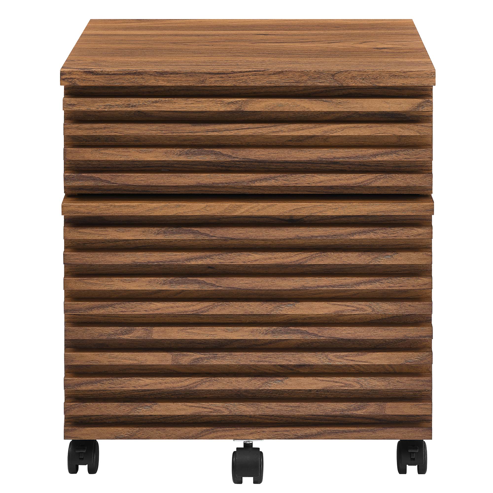 Render Wood File Cabinet - Walnut