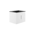 Vitality 24" Bathroom Vanity - White Black