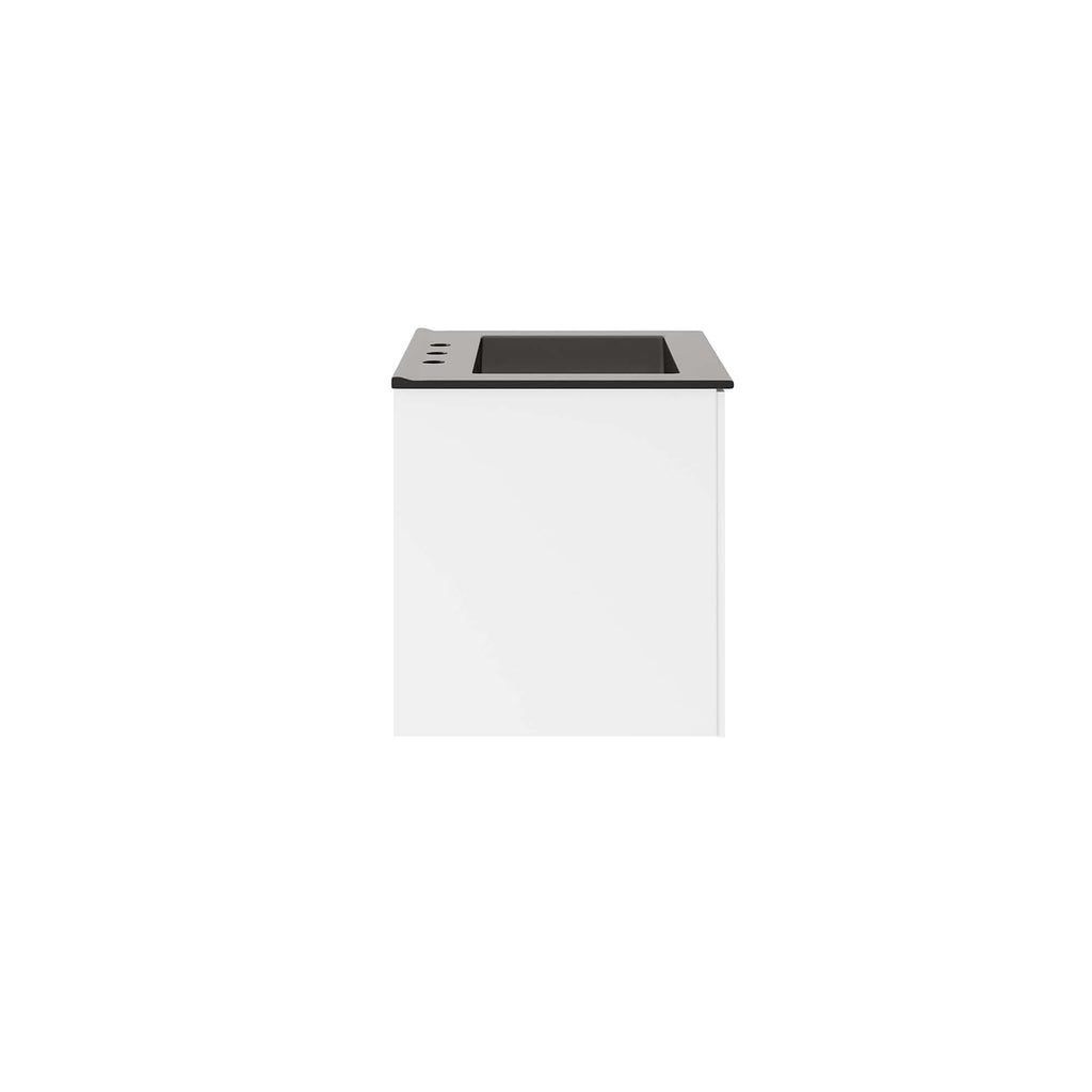 Vitality 24" Bathroom Vanity - White Black