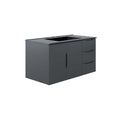 Vitality 36" Bathroom Vanity - Gray Black