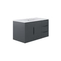 Vitality 36" Bathroom Vanity - Gray White