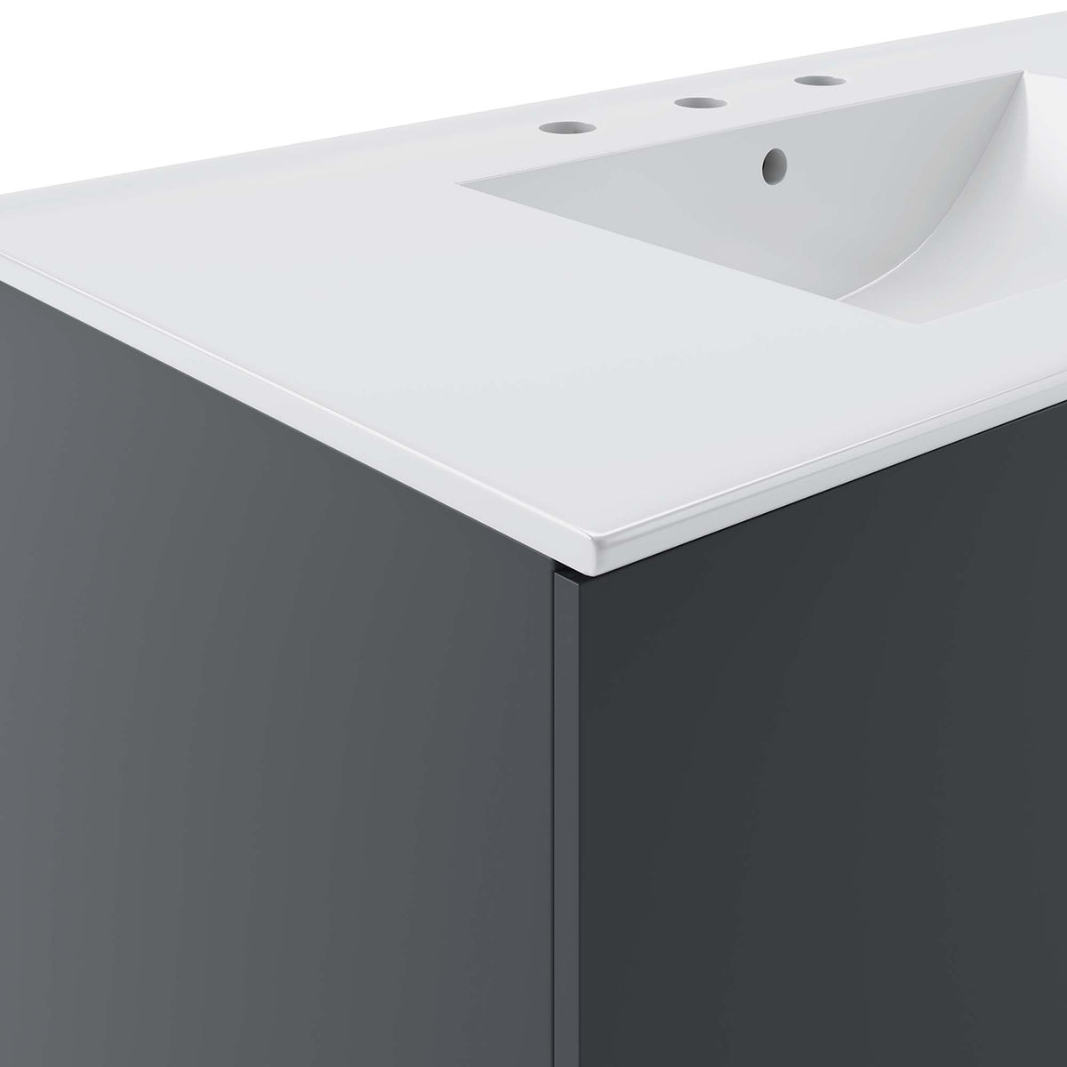 Vitality 36" Bathroom Vanity - Gray White