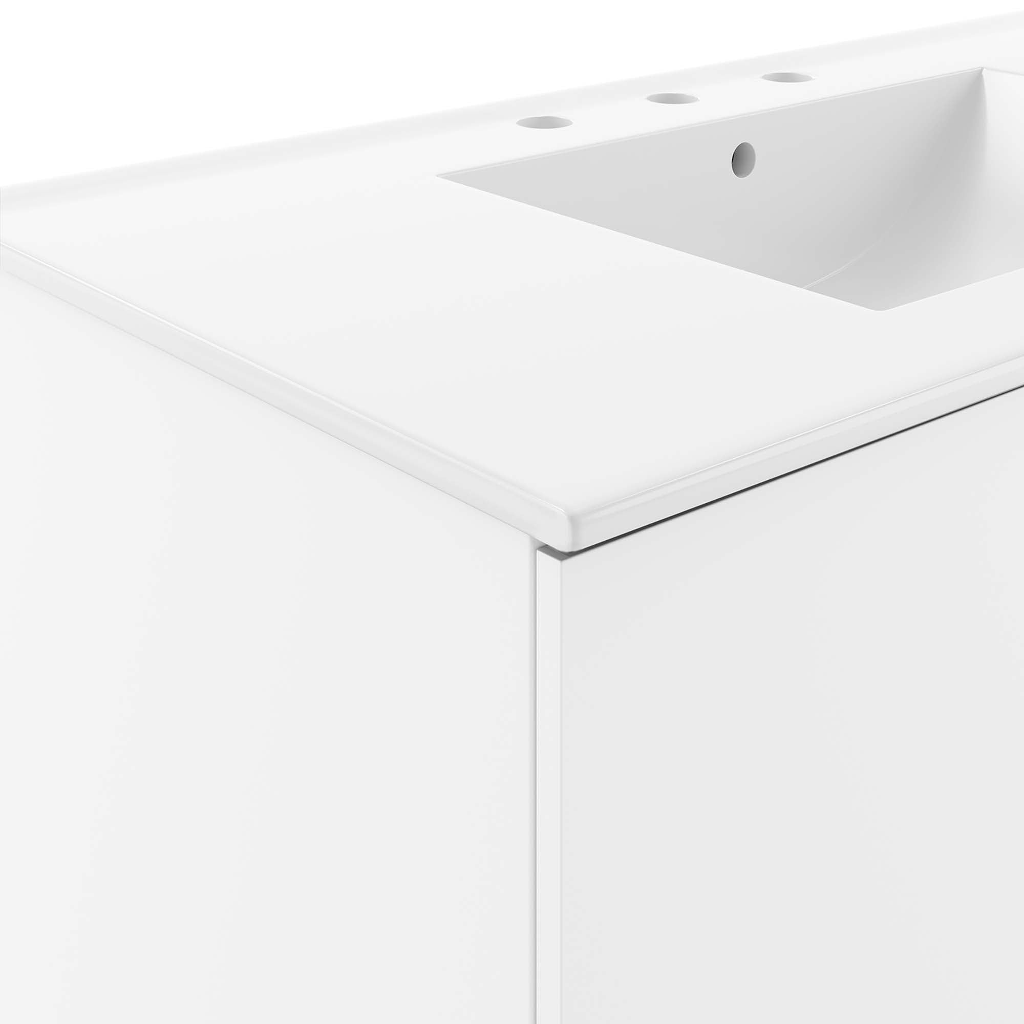 Vitality 36" Bathroom Vanity - White White