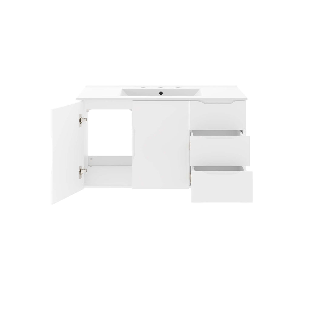 Vitality 36" Bathroom Vanity - White White