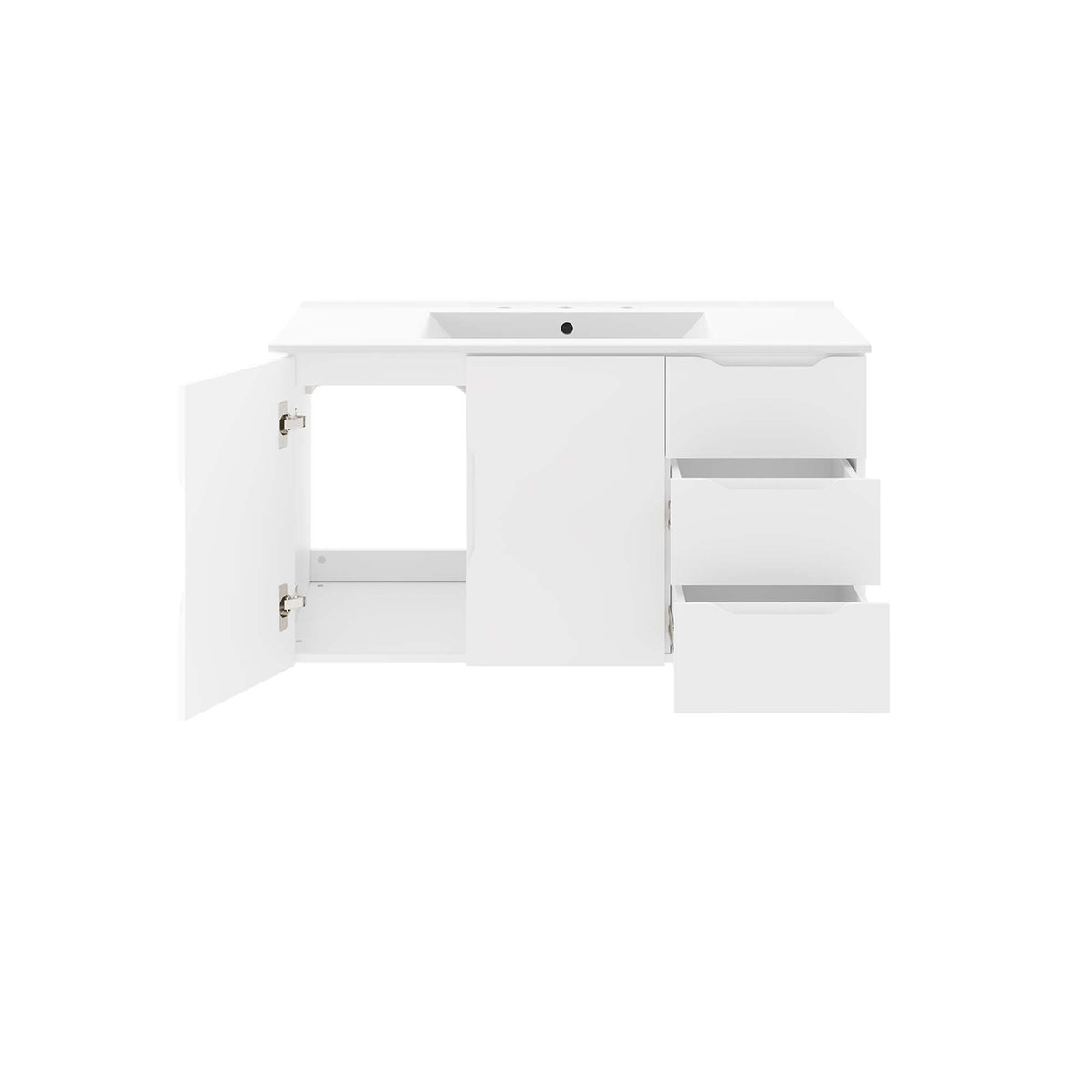 Vitality 36" Bathroom Vanity - White White