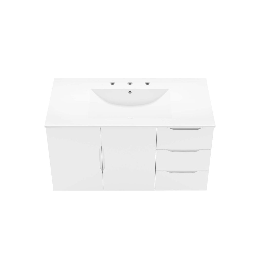 Vitality 36" Bathroom Vanity - White White