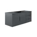 Vitality 48" Single Sink Bathroom Vanity - Gray Black