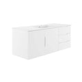 Vitality 48" Single Sink Bathroom Vanity - White White
