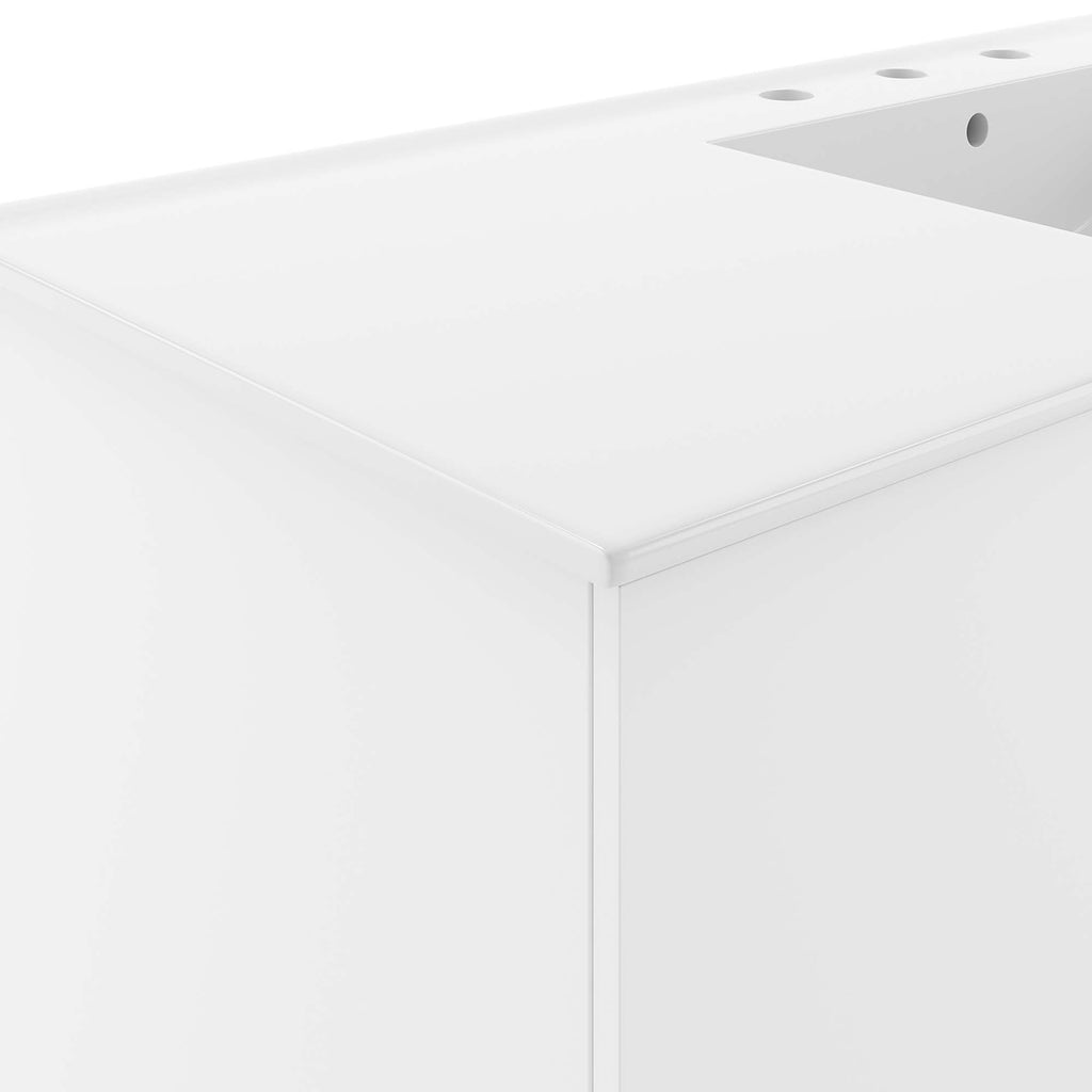 Vitality 48" Single Sink Bathroom Vanity - White White