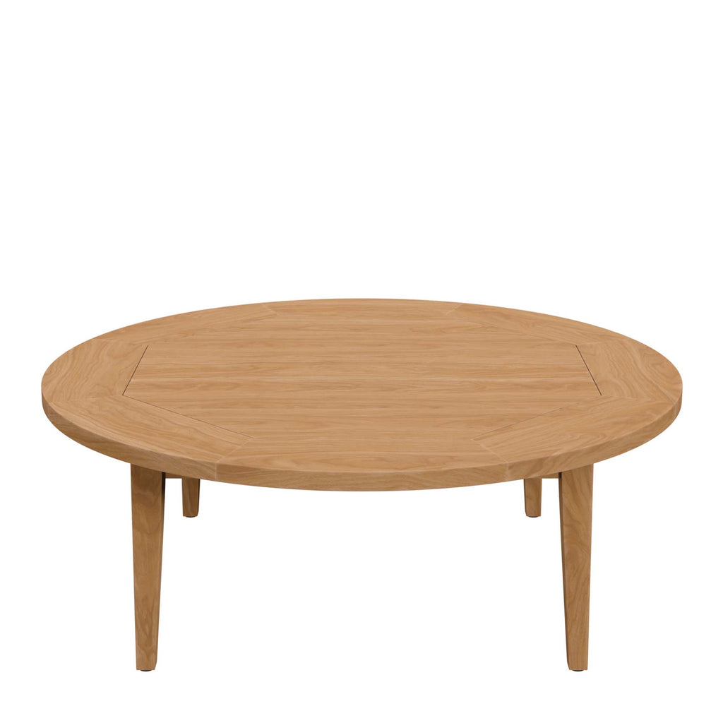 Brisbane 6-Piece Teak Wood Outdoor Patio Set - Natural White