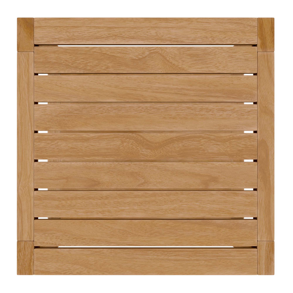 Carlsbad 6-Piece Teak Wood Outdoor Patio Set - Natural Gray