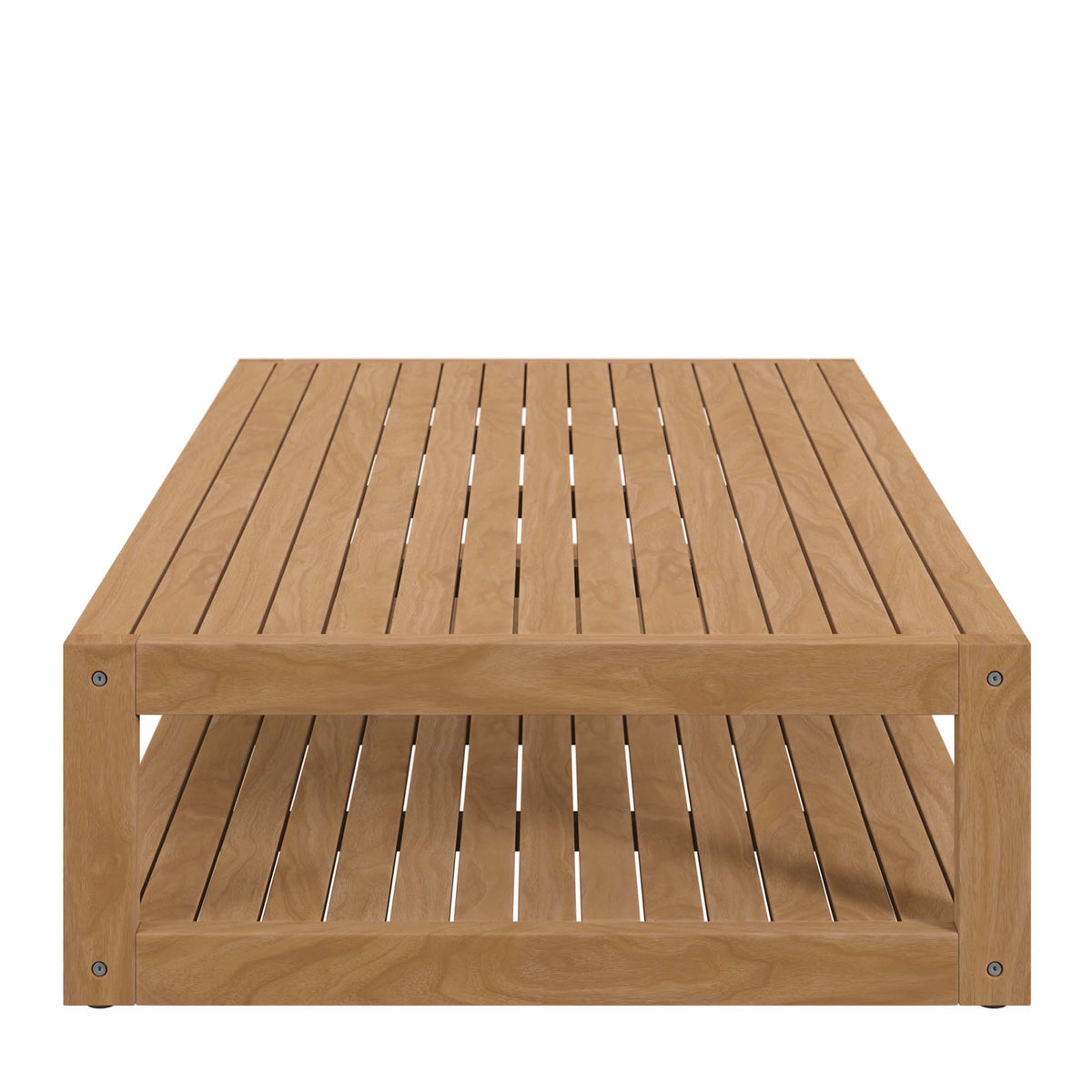 Carlsbad 6-Piece Teak Wood Outdoor Patio Set - Natural Gray