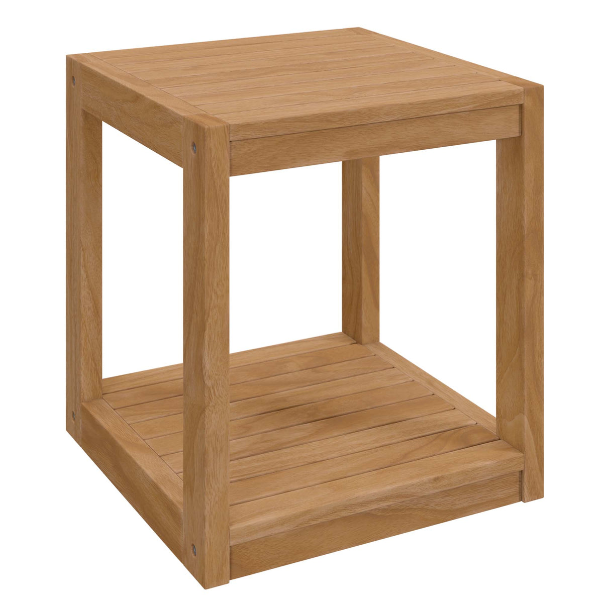Carlsbad 6-Piece Teak Wood Outdoor Patio Set - Natural Gray