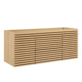 Render 48" Single Sink Compatible (Not Included) Bathroom Vanity Cabinet - Oak
