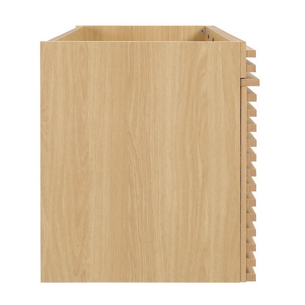 Render 48" Single Sink Compatible (Not Included) Bathroom Vanity Cabinet - Oak