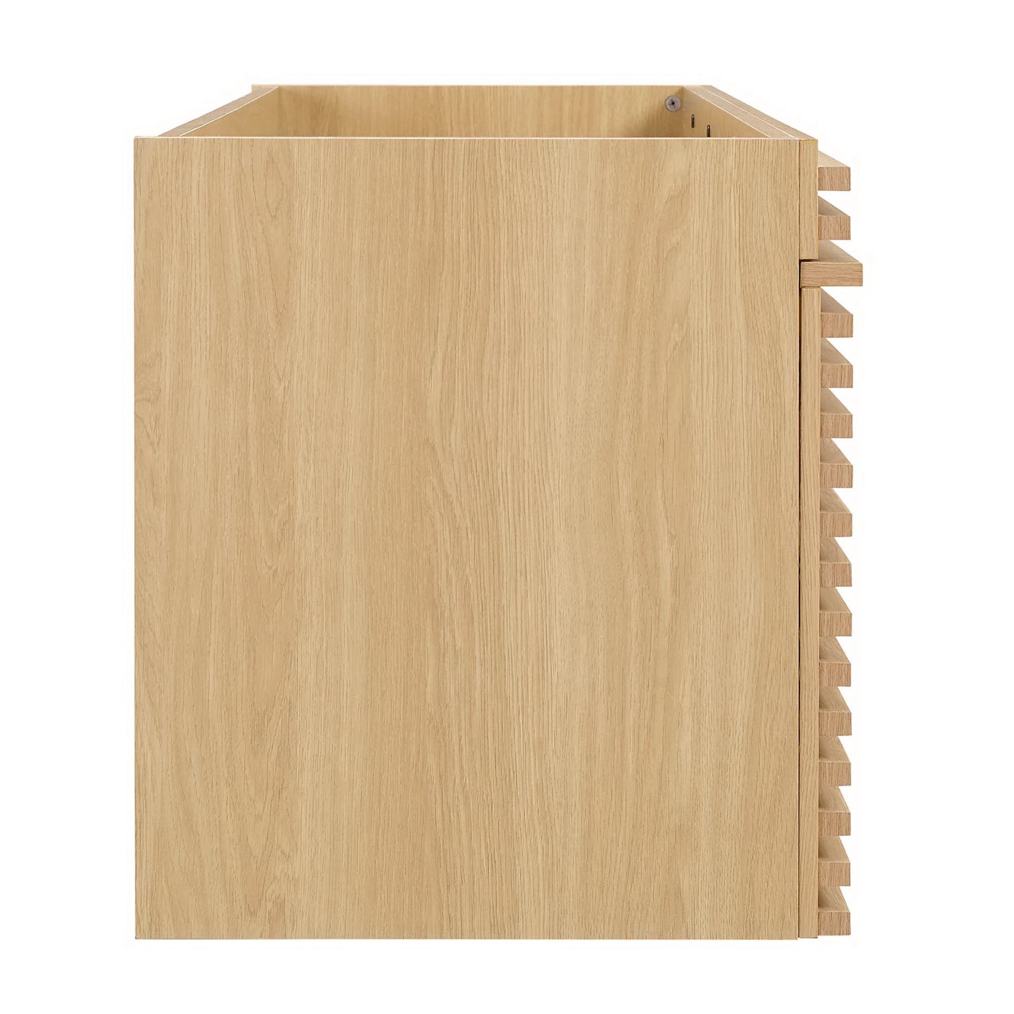 Render 48" Single Sink Compatible (Not Included) Bathroom Vanity Cabinet - Oak