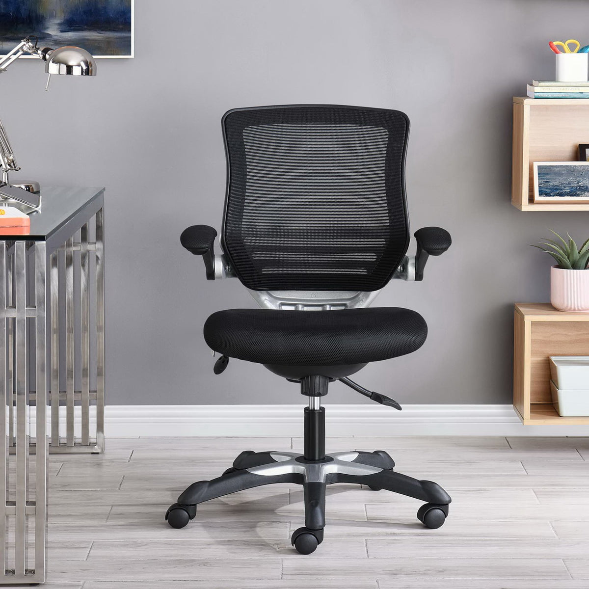 Edge Mesh Office Chair - Black