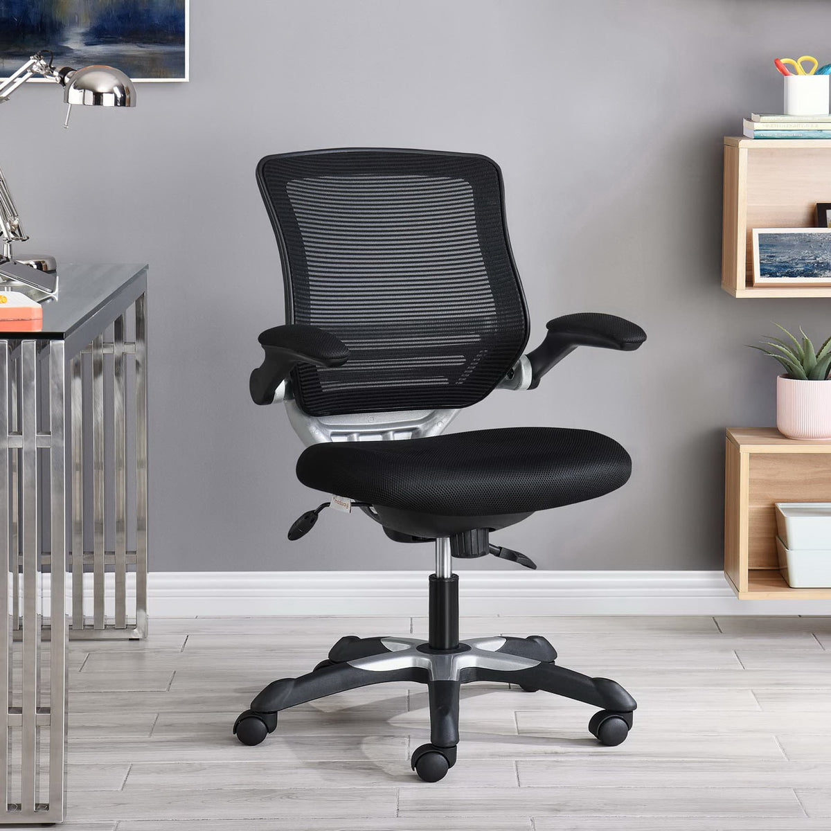 Edge Mesh Office Chair - Black