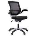 Edge Vinyl Office Chair - Black