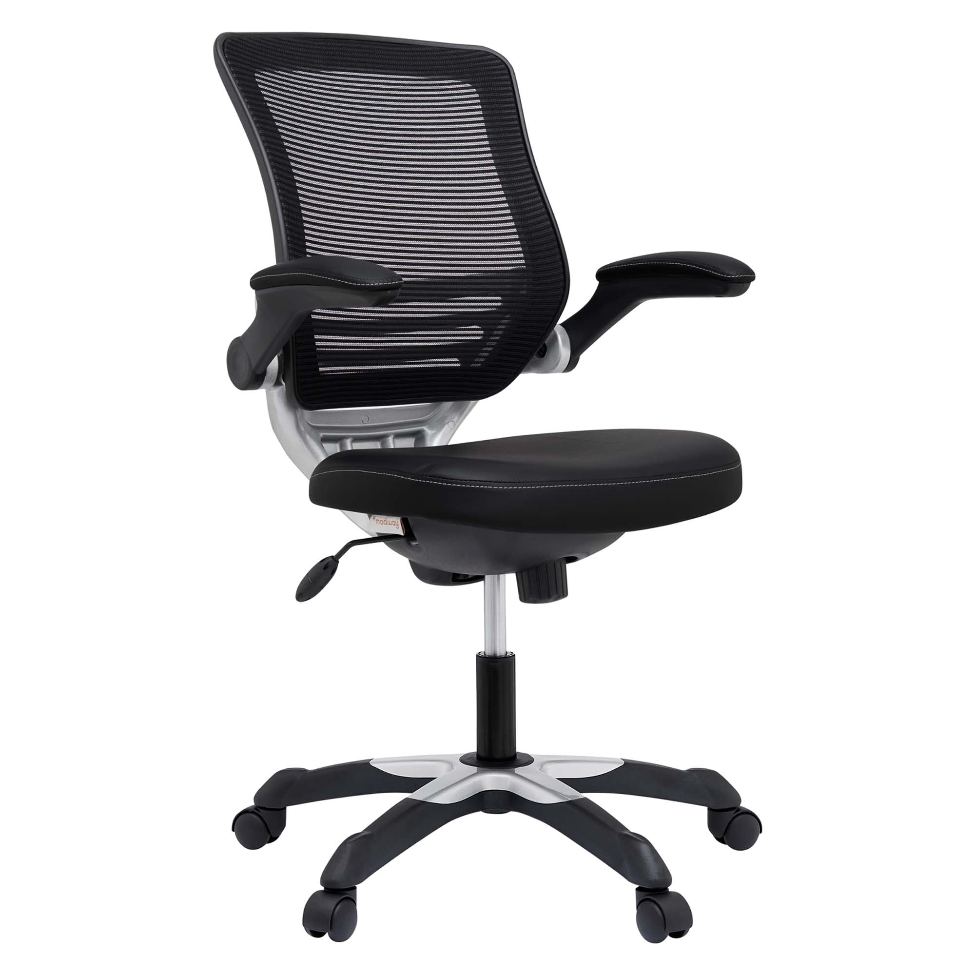 Edge Vinyl Office Chair - Black