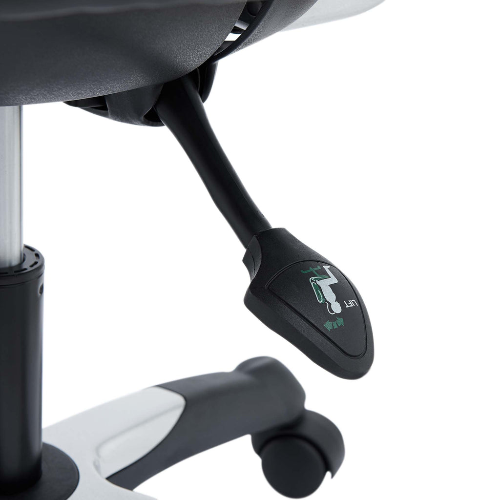 Edge Vinyl Office Chair - Black