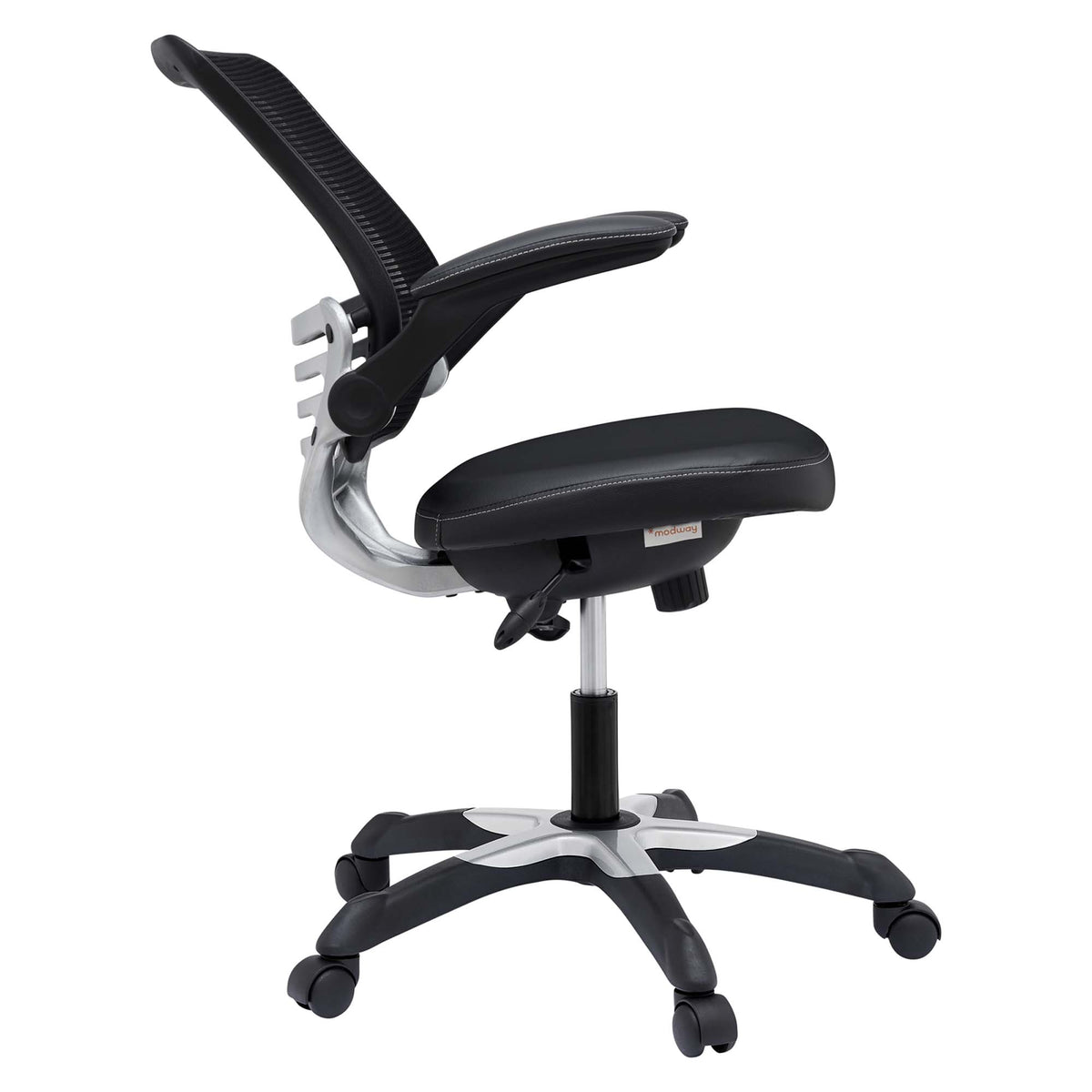 Edge Vinyl Office Chair - Black