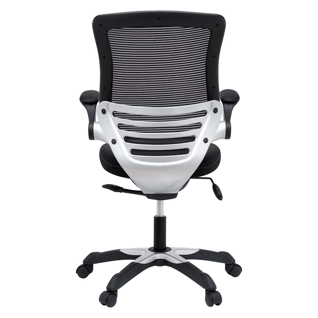 Edge Vinyl Office Chair - Black